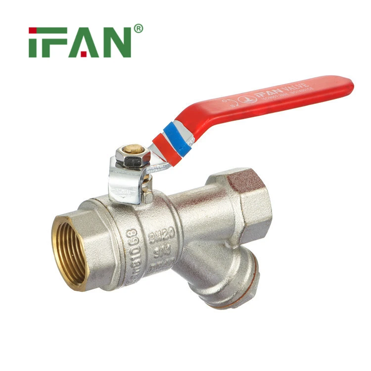 Kupferkugelhahn mit Filter