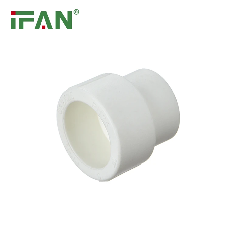 Weißes PPR-Reduzierstück