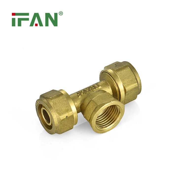 PEX Kompressions-T-Stück (weiblich)