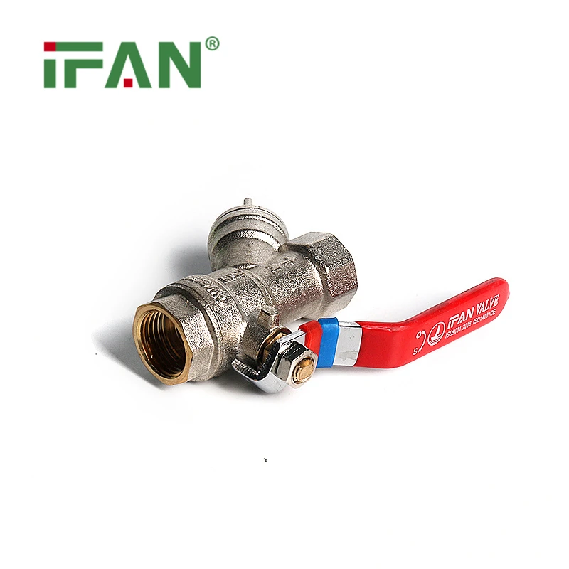 Kupferkugelhahn mit Filter