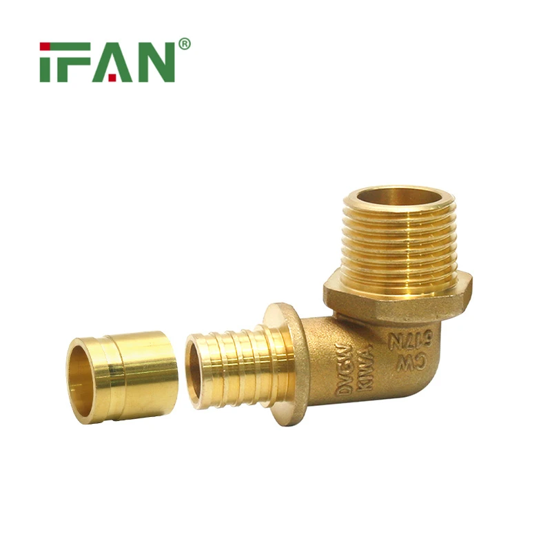 Pex-Anschlussstück mit männlichem Winkelstück