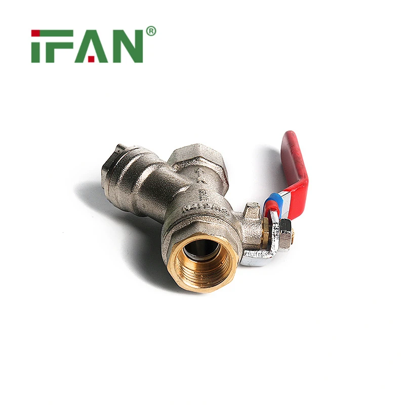 Kupferkugelhahn mit Filter