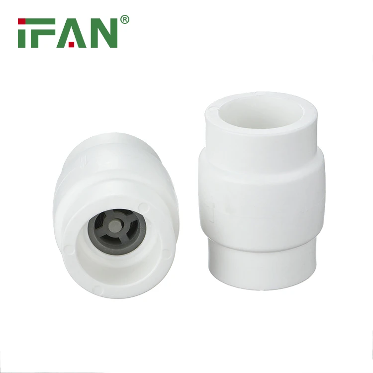 Weißes PPR Rückschlagventil