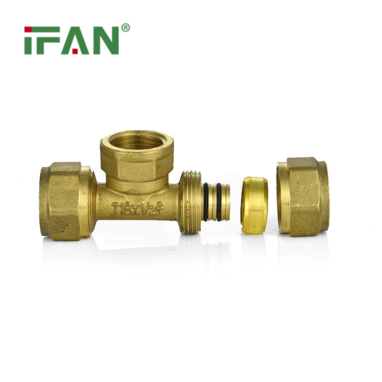 PEX Kompressions-T-Stück (weiblich)