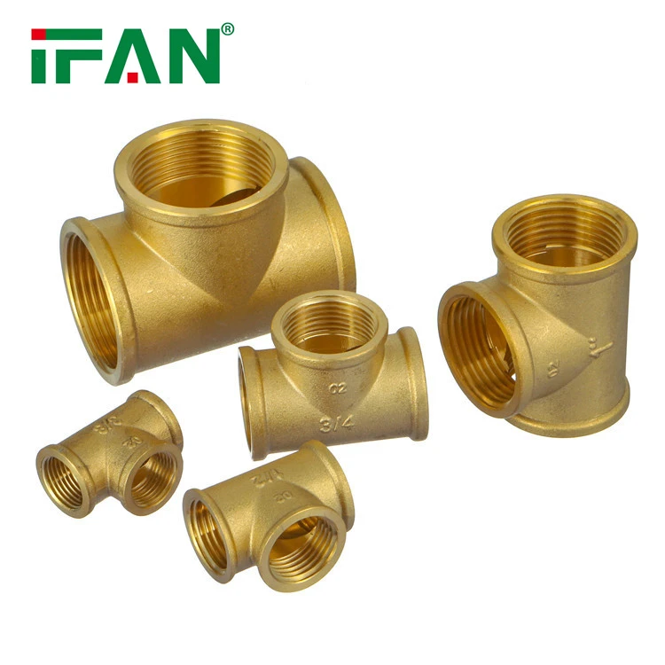 T-Stück aus Messing