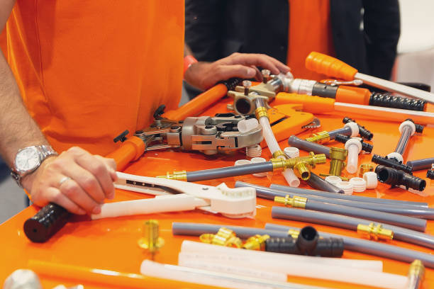 PEX-Rohrinstallation