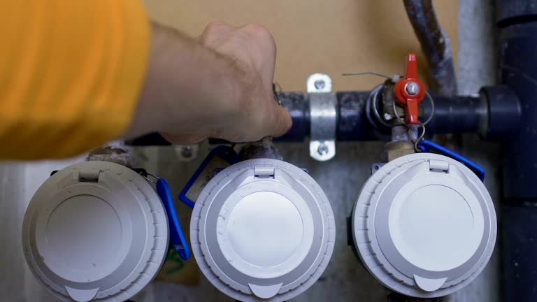 Eckventile aus Messing