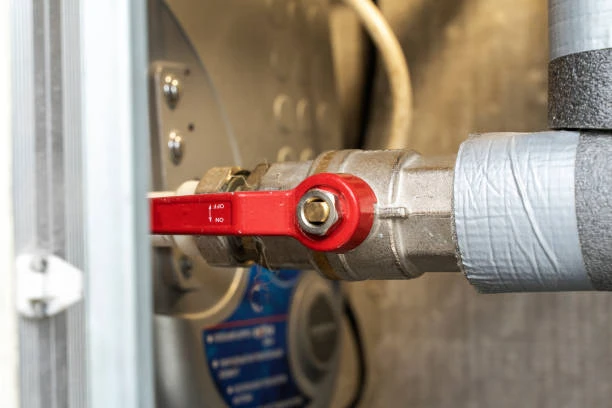 geschmiedeter Messingkugelhahn