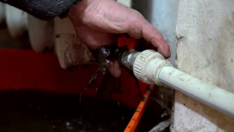 PVC-Rohren für Sanitärinstallationen