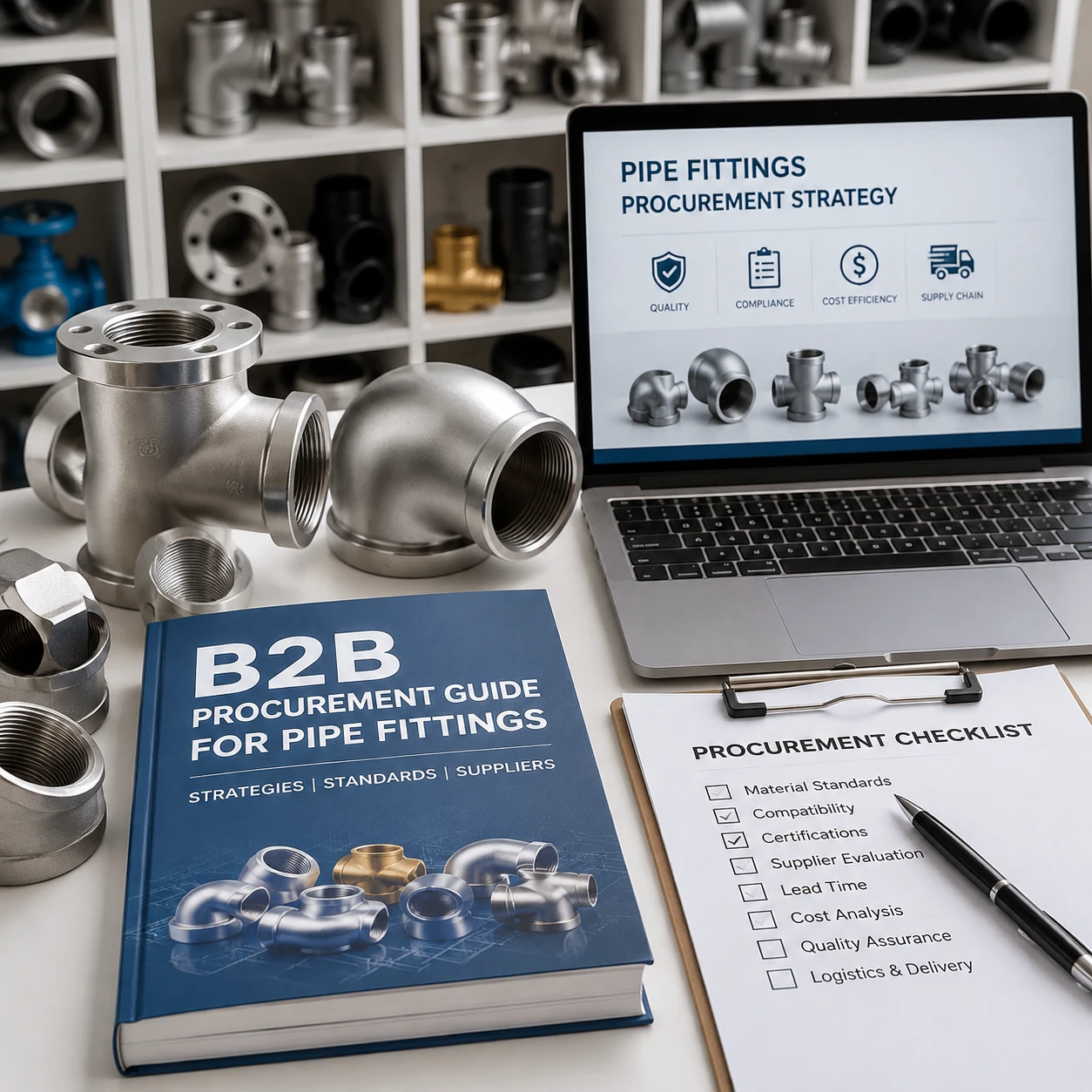Beitragsbild zu B2B-Beschaffungsleitfaden für Rohrverbindungsstücke